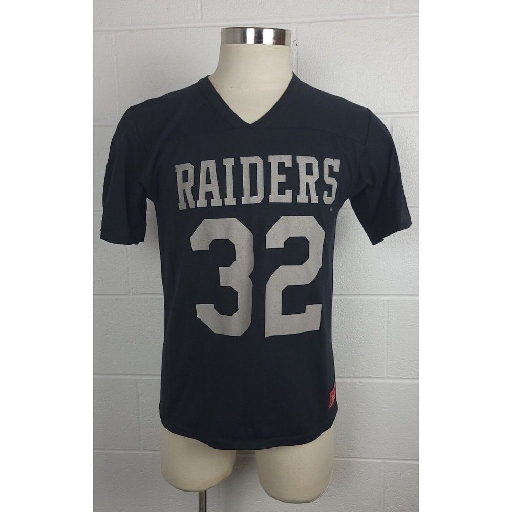 Vtg Rawlings Los Angeles Raiders Marcus Allen Tshirt Shirt Single Stitch USA M-L